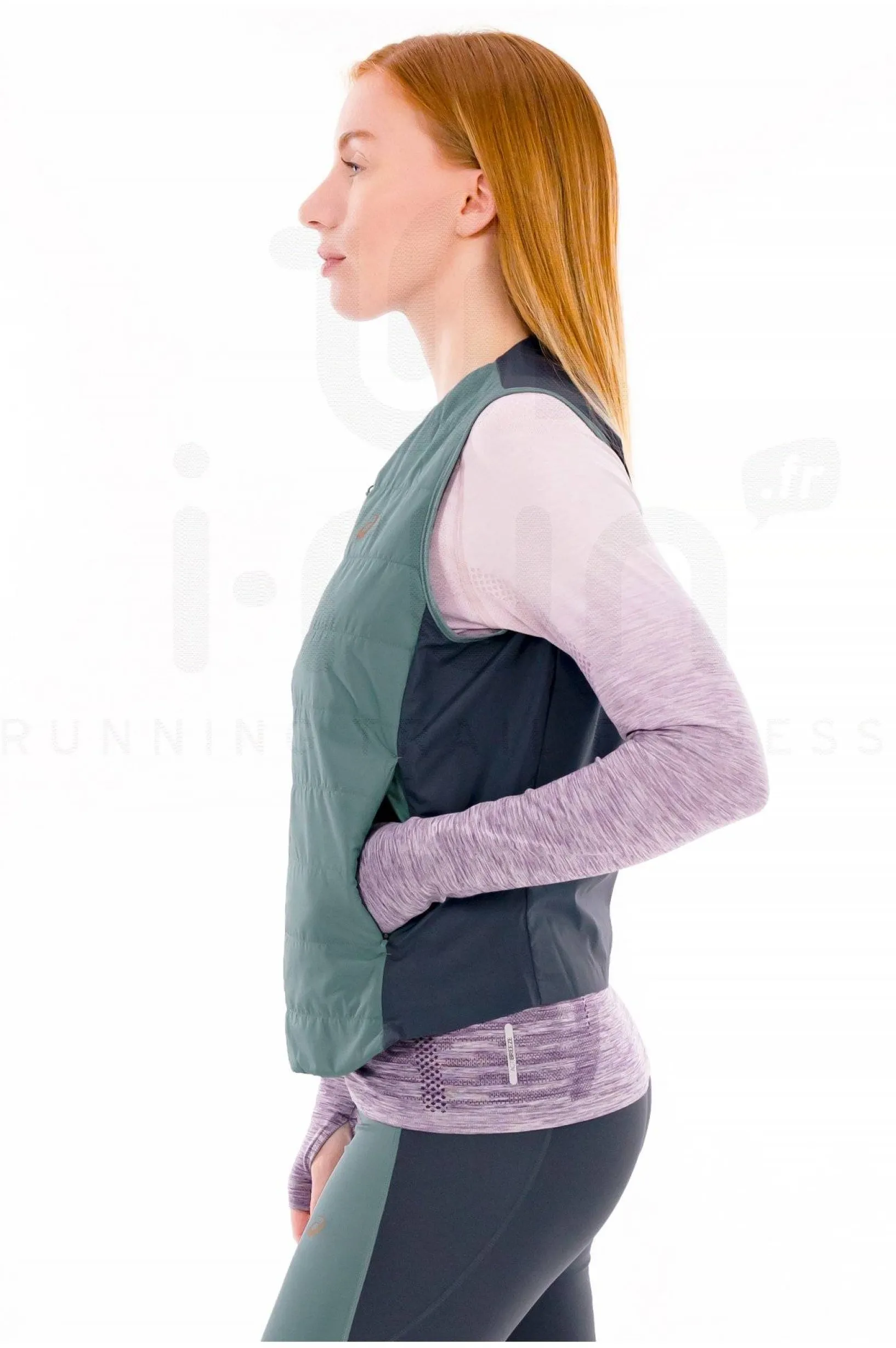 Femme Asics Vestes & Coupe Vent^Nagino W femme