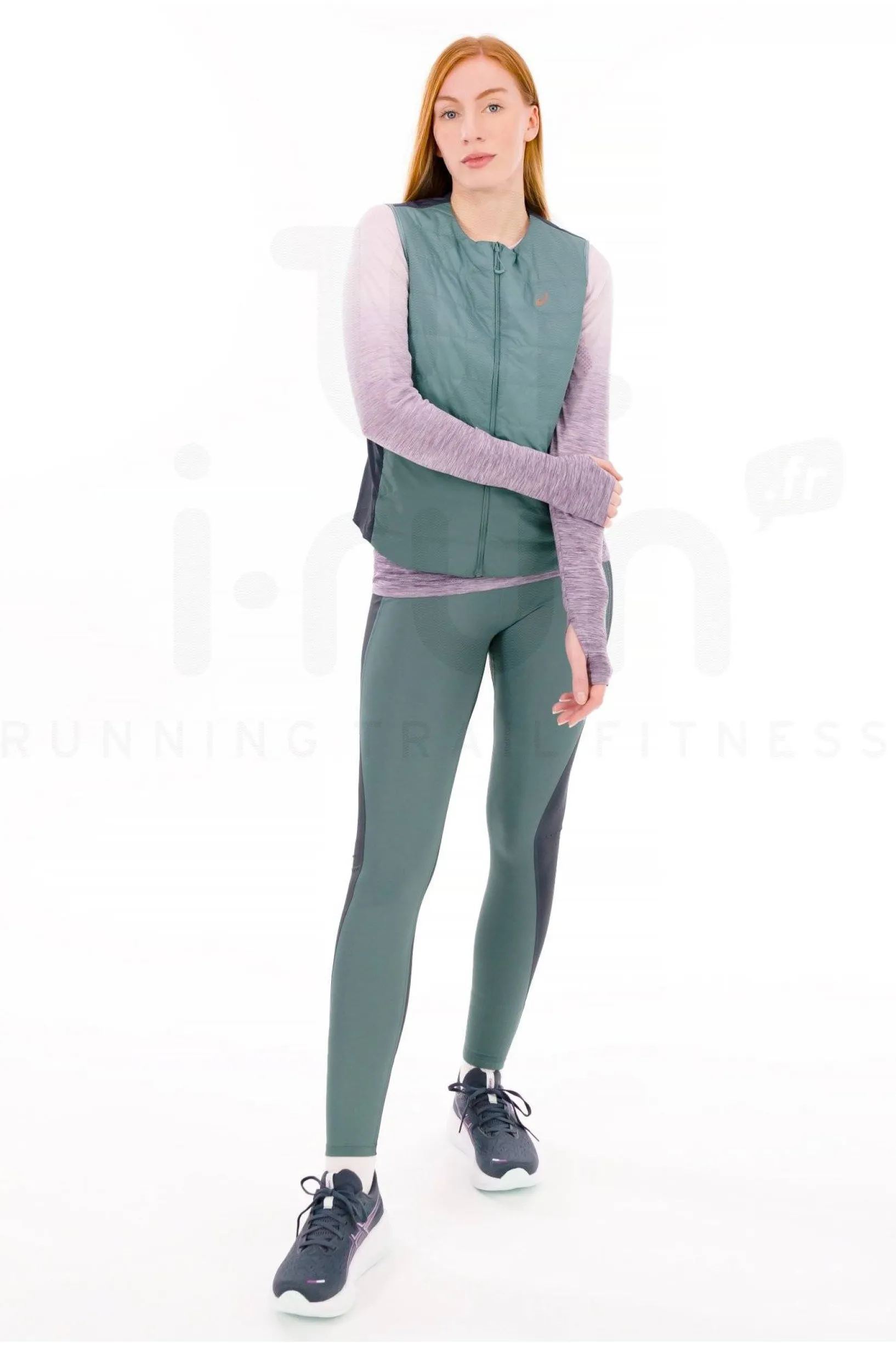 Femme Asics Vestes & Coupe Vent^Nagino W femme