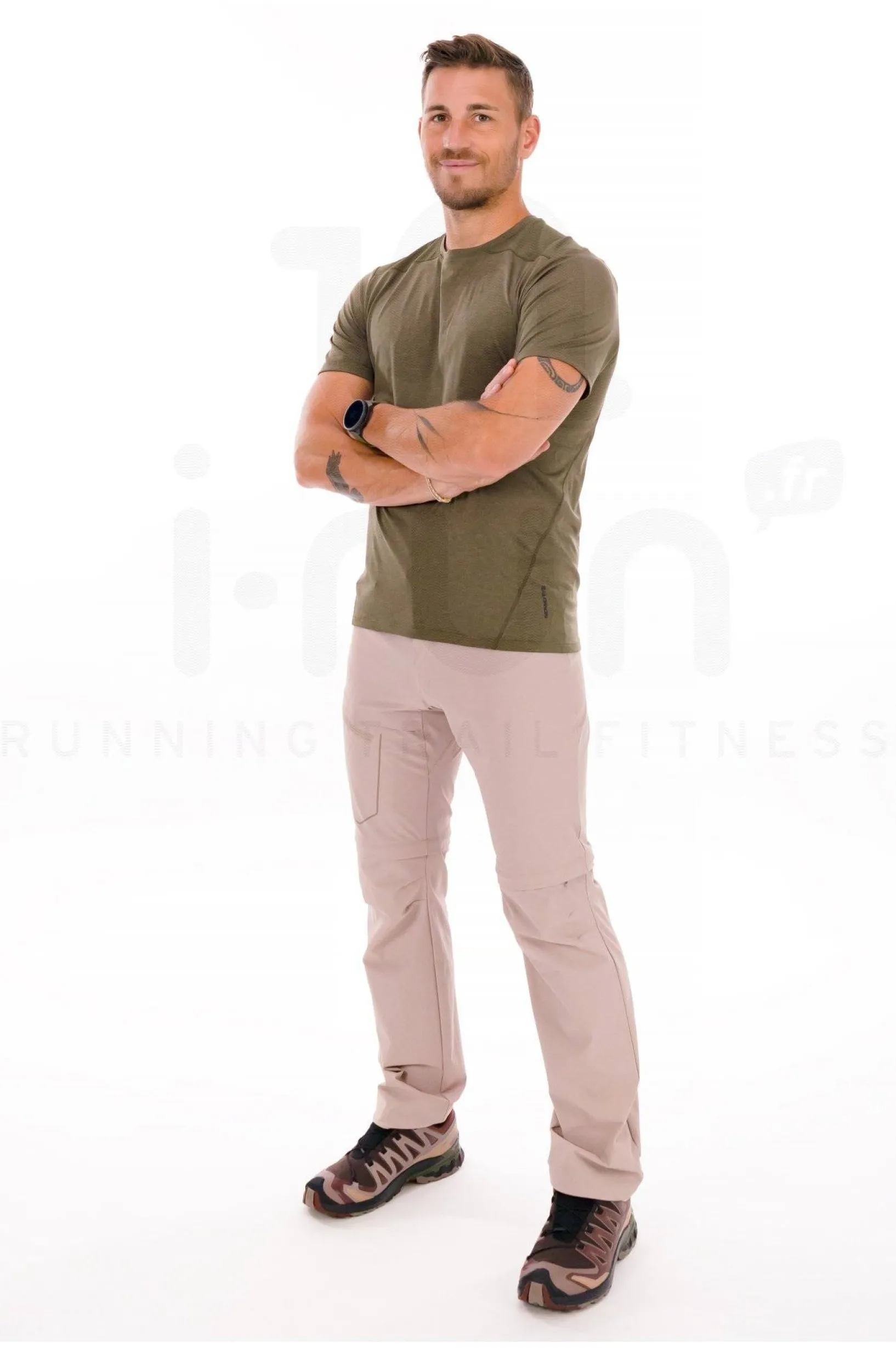 Homme Salomon Manches Courtes^Outline