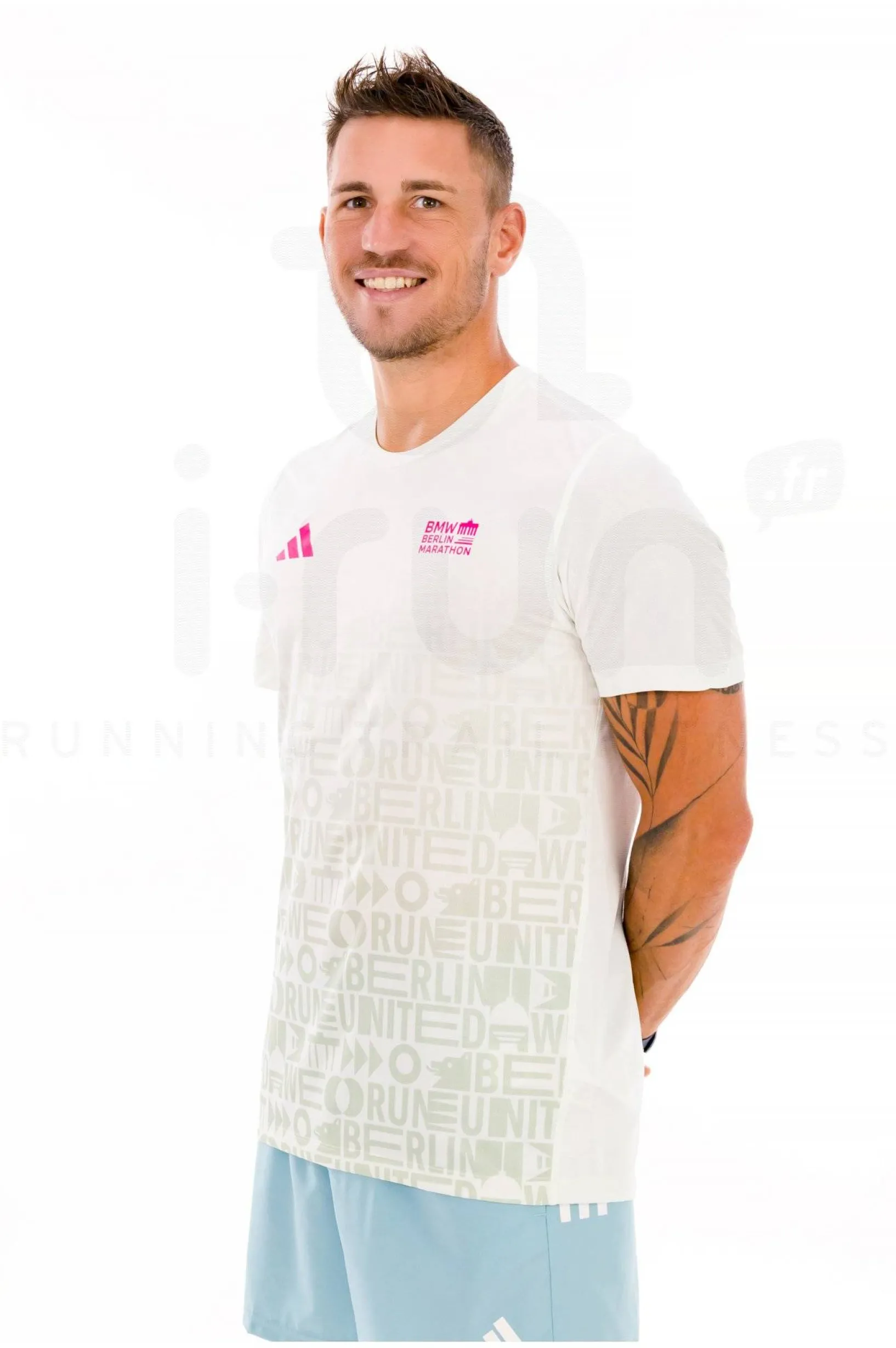 Homme adidas Manches Courtes^Own The Run