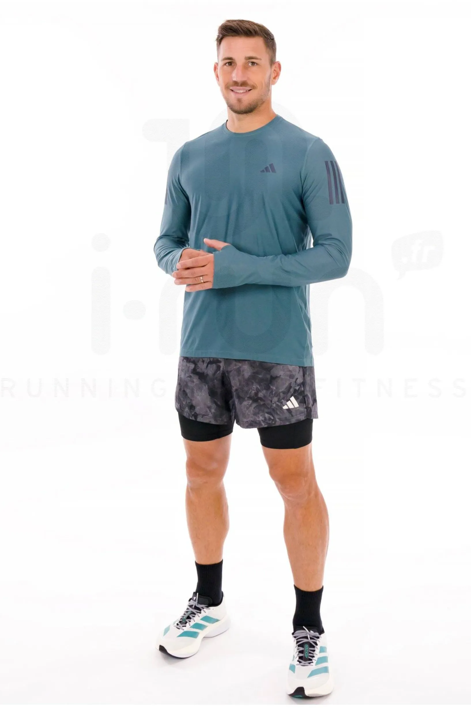 Homme adidas Manches Longues^Own The Run