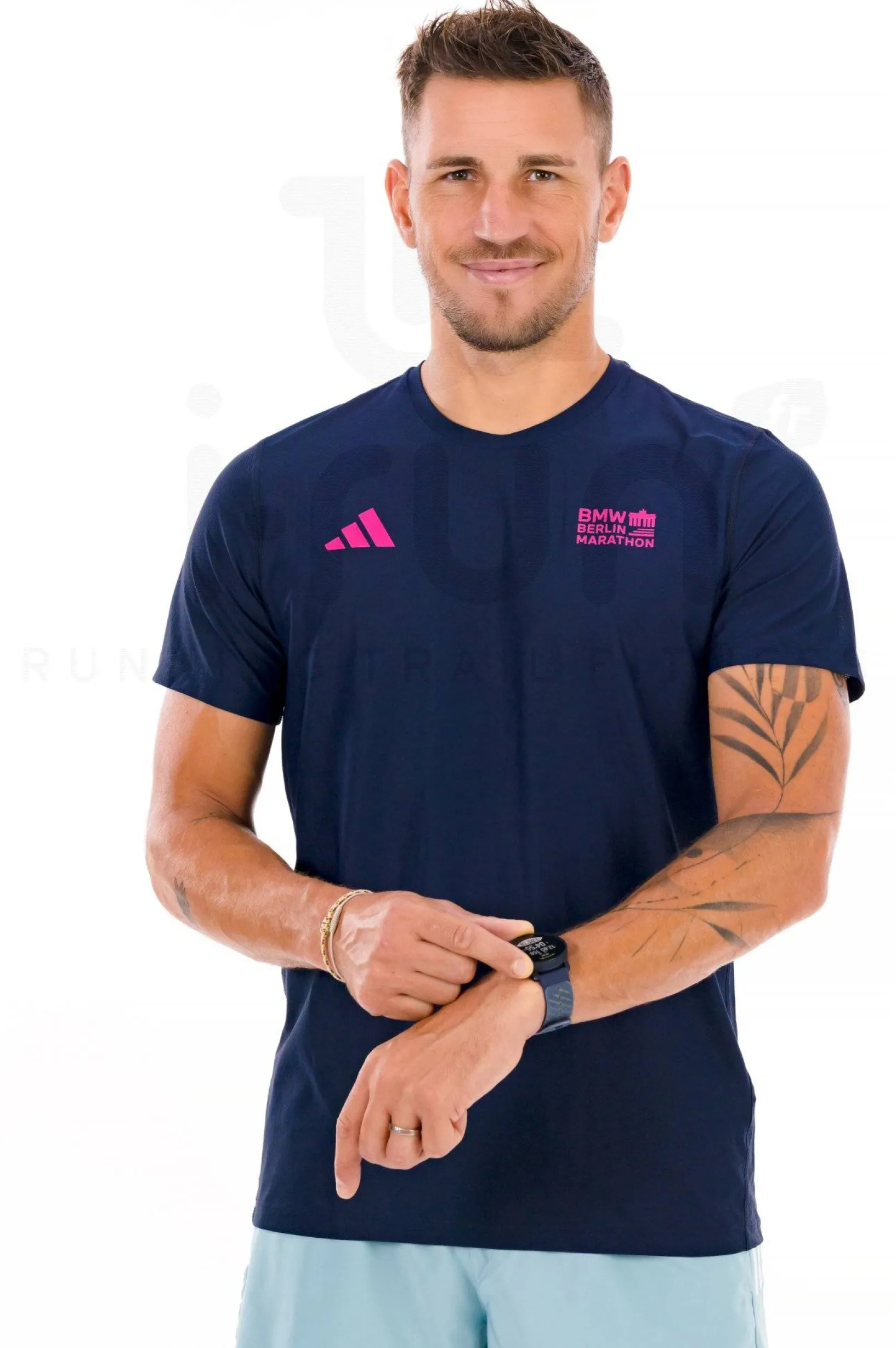 Homme adidas Manches Courtes^Own The Run