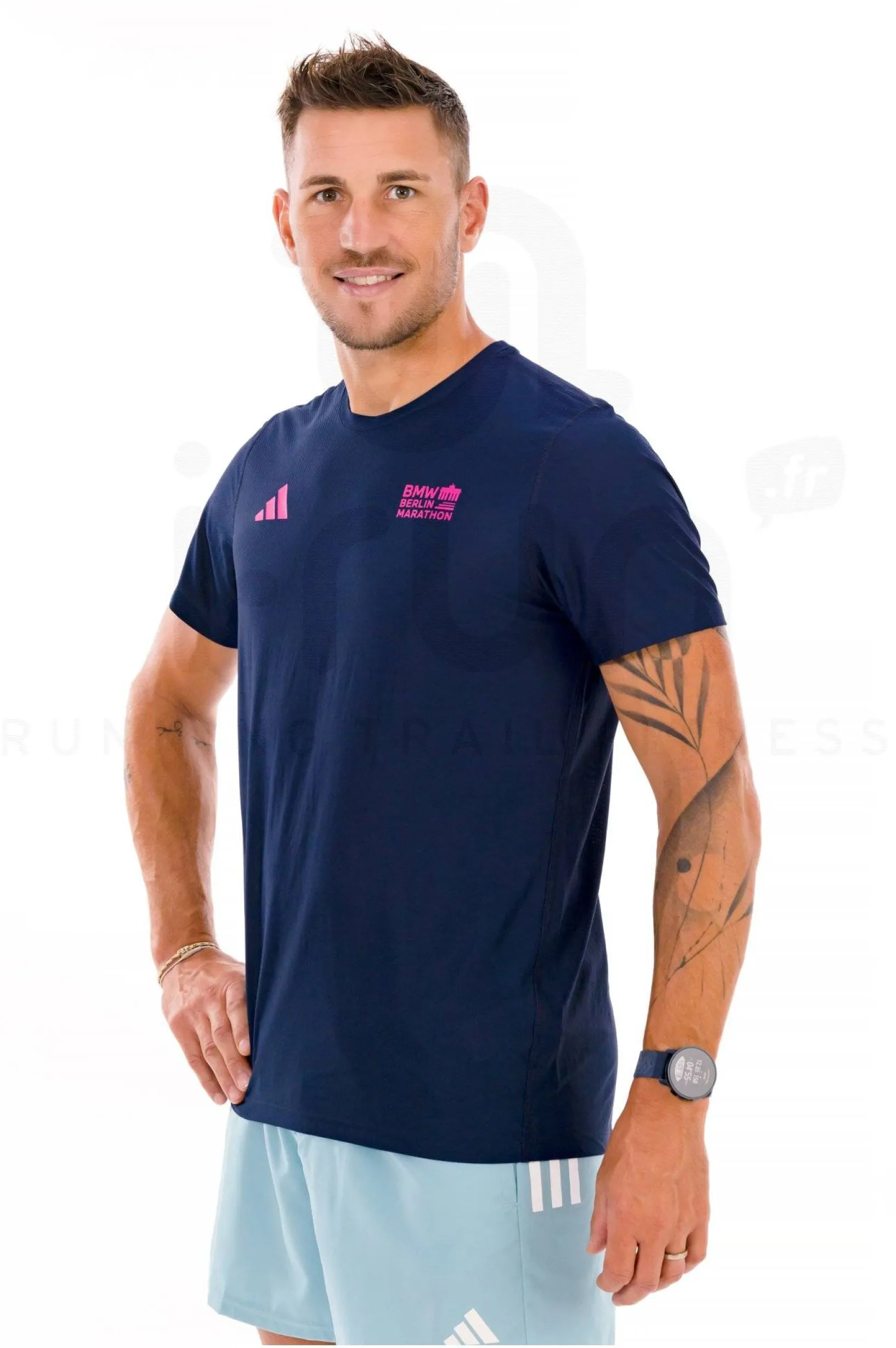 Homme adidas Manches Courtes^Own The Run