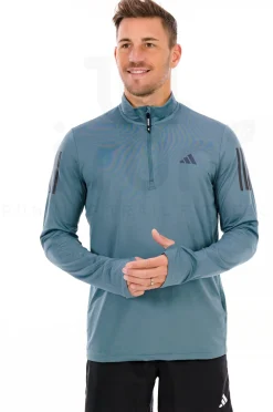 Homme adidas Manches Longues^Own The Run 1/2 zip
