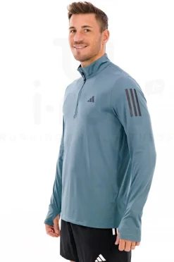 Homme adidas Manches Longues^Own The Run 1/2 zip