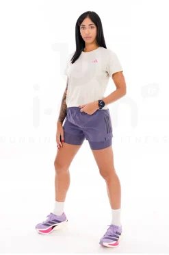 Femme adidas Manches Courtes^Own The Run Melange femme