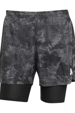 Homme adidas Shorts / Cuissards^Own The Run Spray Dye 2 en 1