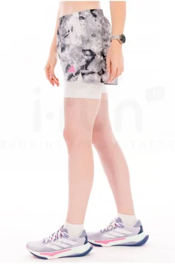 Femme adidas Shorts / Cuissards / Jupes^Own The Run Spray Dye 2 en 1 femme