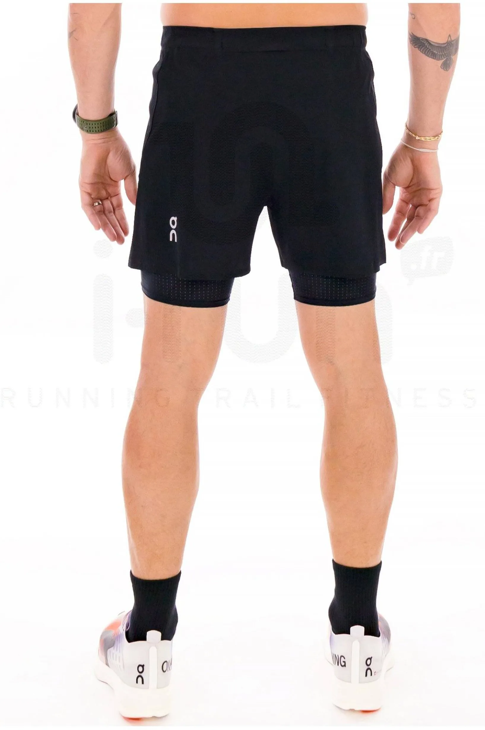 Homme On-Running Shorts / Cuissards^Pace 2 en 1