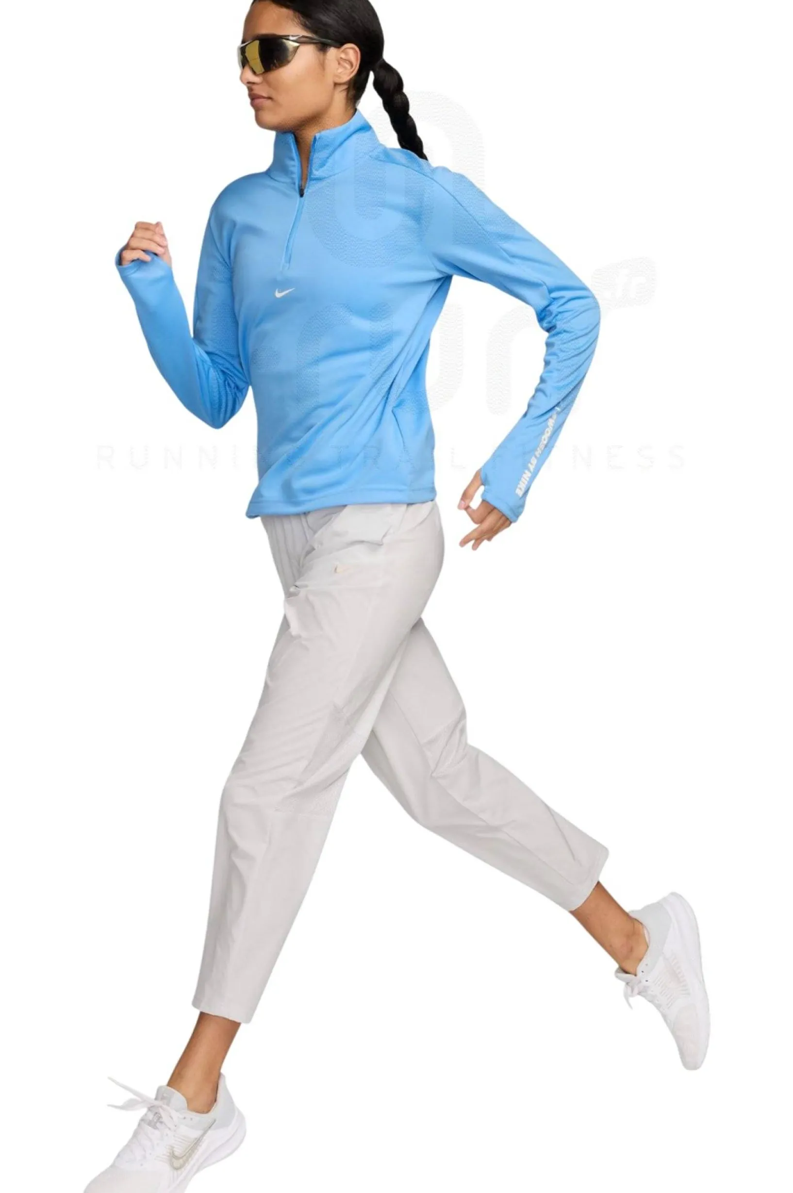 Femme Nike Manches Longues^Pacer 1/4 zip femme