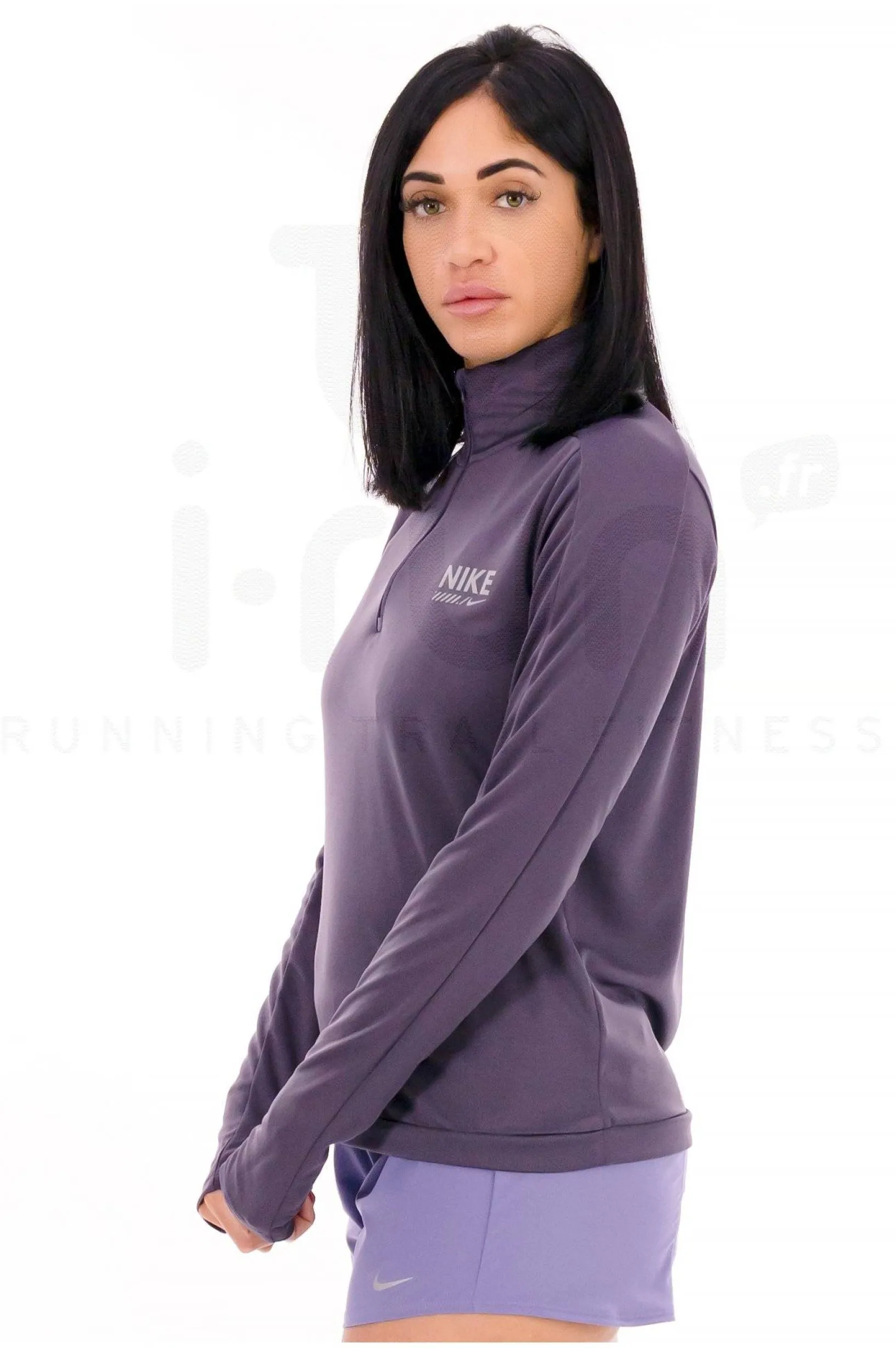 Femme Nike Manches Longues^Pacer Dri-Fit 1/4 Zip femme