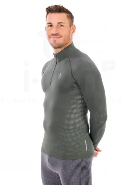 Homme Odlo Manches Longues^Performance Warm 1/2 Zip