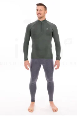 Homme Odlo Manches Longues^Performance Warm 1/2 Zip