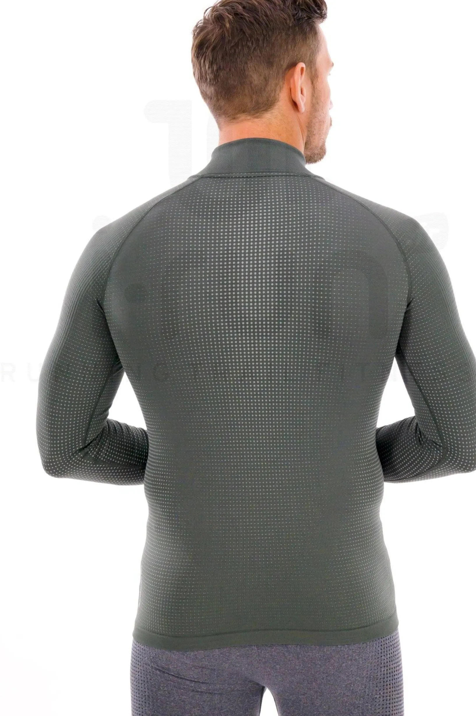 Homme Odlo Manches Longues^Performance Warm 1/2 Zip