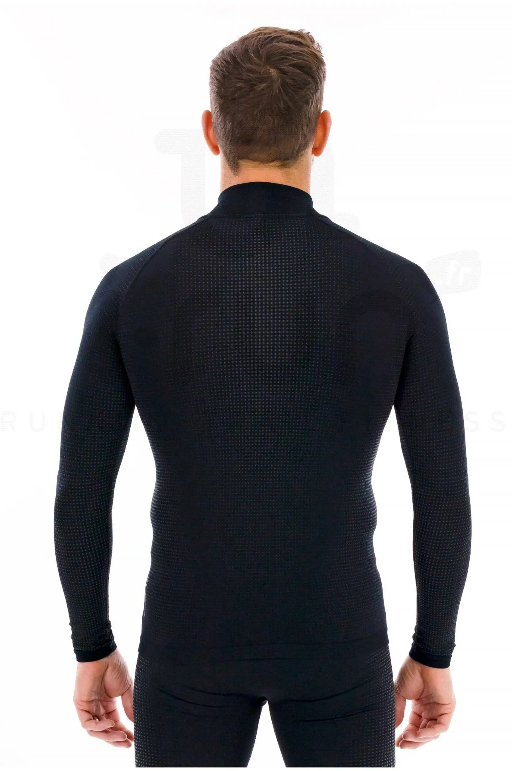 Homme Odlo Manches Longues^Performance Warm 1/2 Zip