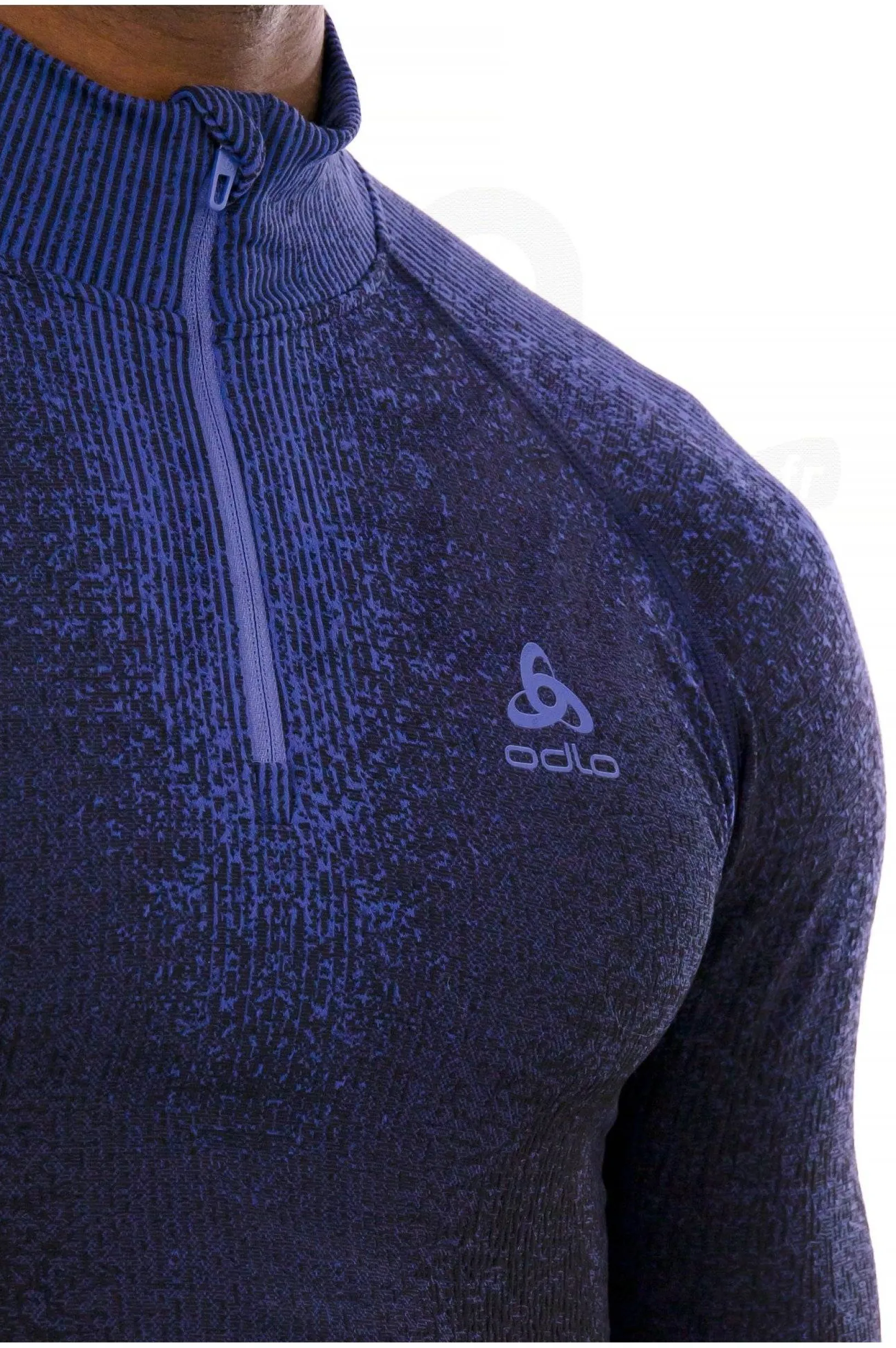 Homme Odlo Manches Longues^POW Blackcomb 1/2 Zip