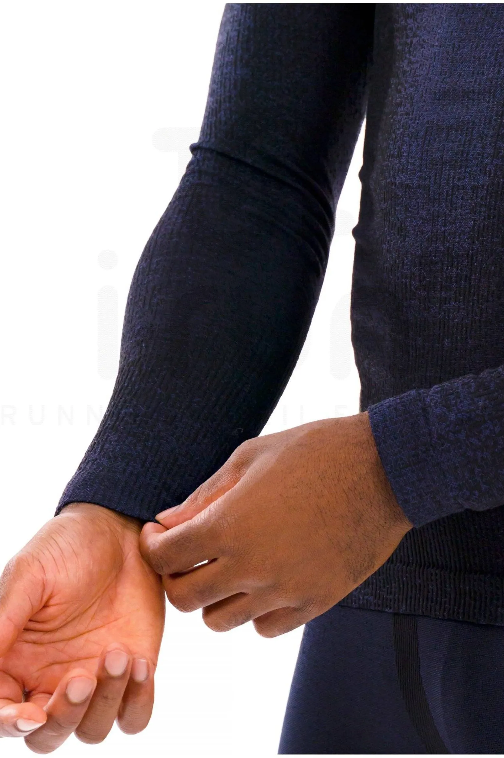 Homme Odlo Manches Longues^POW Blackcomb 1/2 Zip