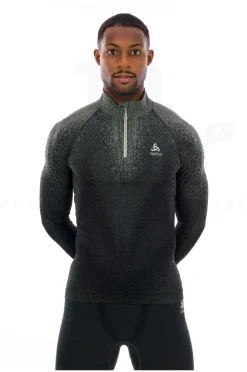 Homme Odlo Manches Longues^POW Blackcomb 1/2 Zip