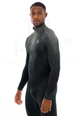 Homme Odlo Manches Longues^POW Blackcomb 1/2 Zip