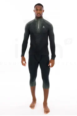 Homme Odlo Manches Longues^POW Blackcomb 1/2 Zip