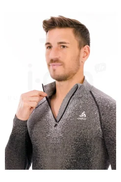 Homme Odlo Manches Longues^POW Blackcomb 1/2 Zip