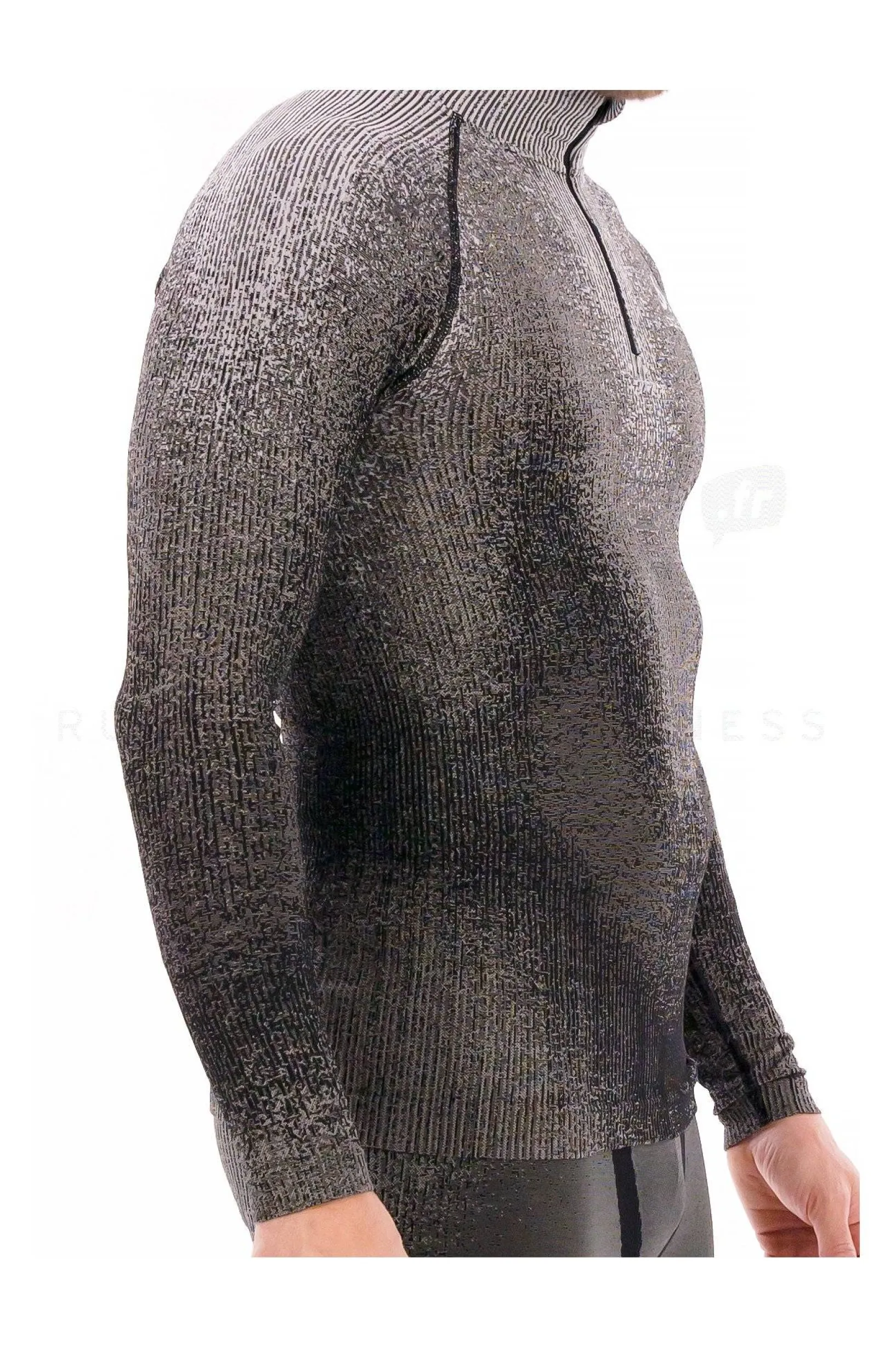 Homme Odlo Manches Longues^POW Blackcomb 1/2 Zip