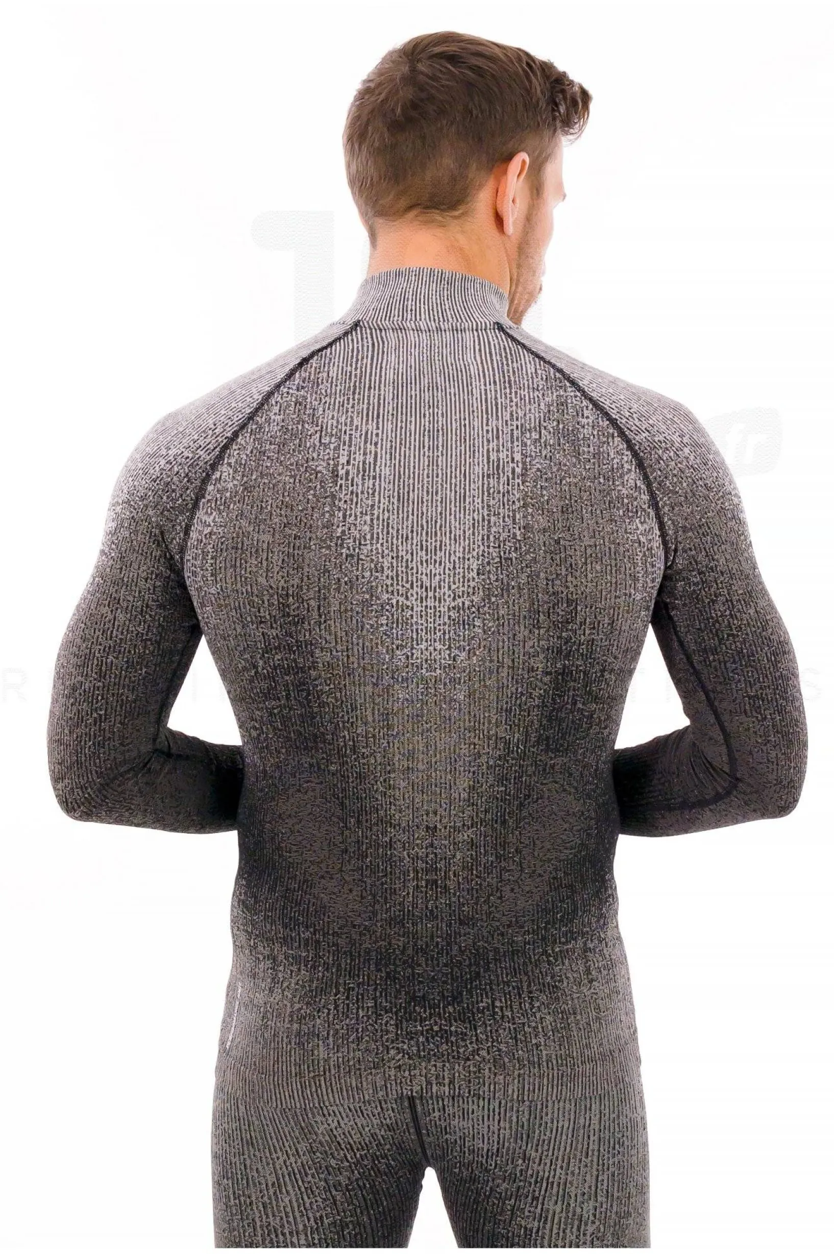 Homme Odlo Manches Longues^POW Blackcomb 1/2 Zip