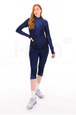 Femme Odlo Manches Longues^POW Blackcomb 1/2 Zip femme