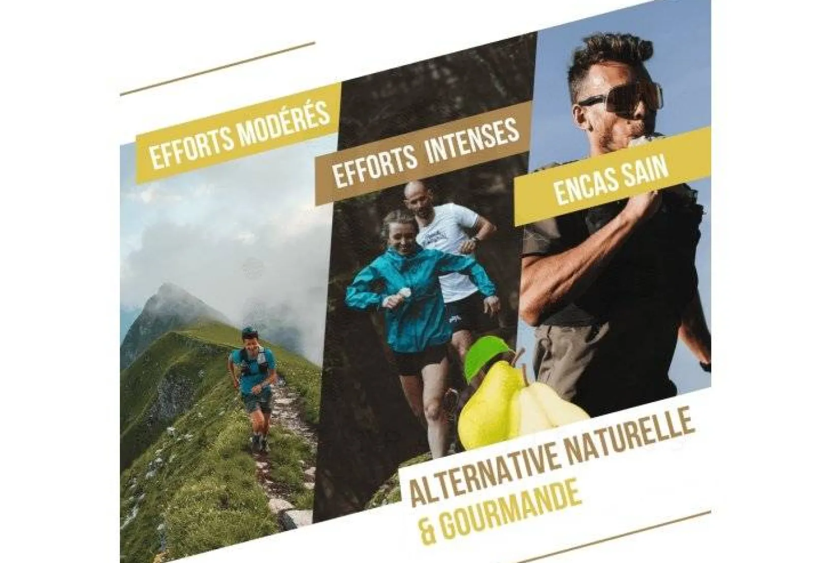 Baouw Gels^Purée nutritionnelle bio - Poire - Pomme - Menthe