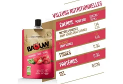 Baouw Gels^Purée nutritionnelle bio - Framboise - Fraise - Basilic