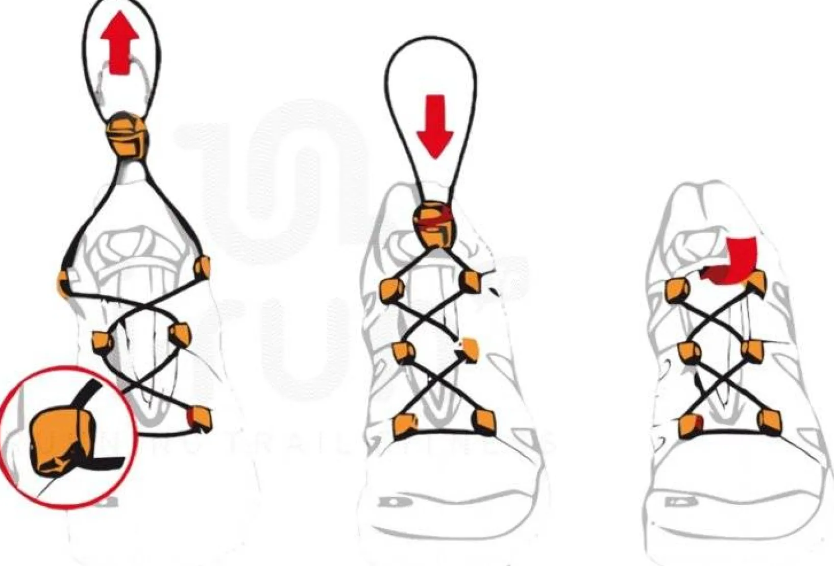 Salomon Lacets / Guêtres / Semelles / Pointes Athlétisme^Quicklace Kit