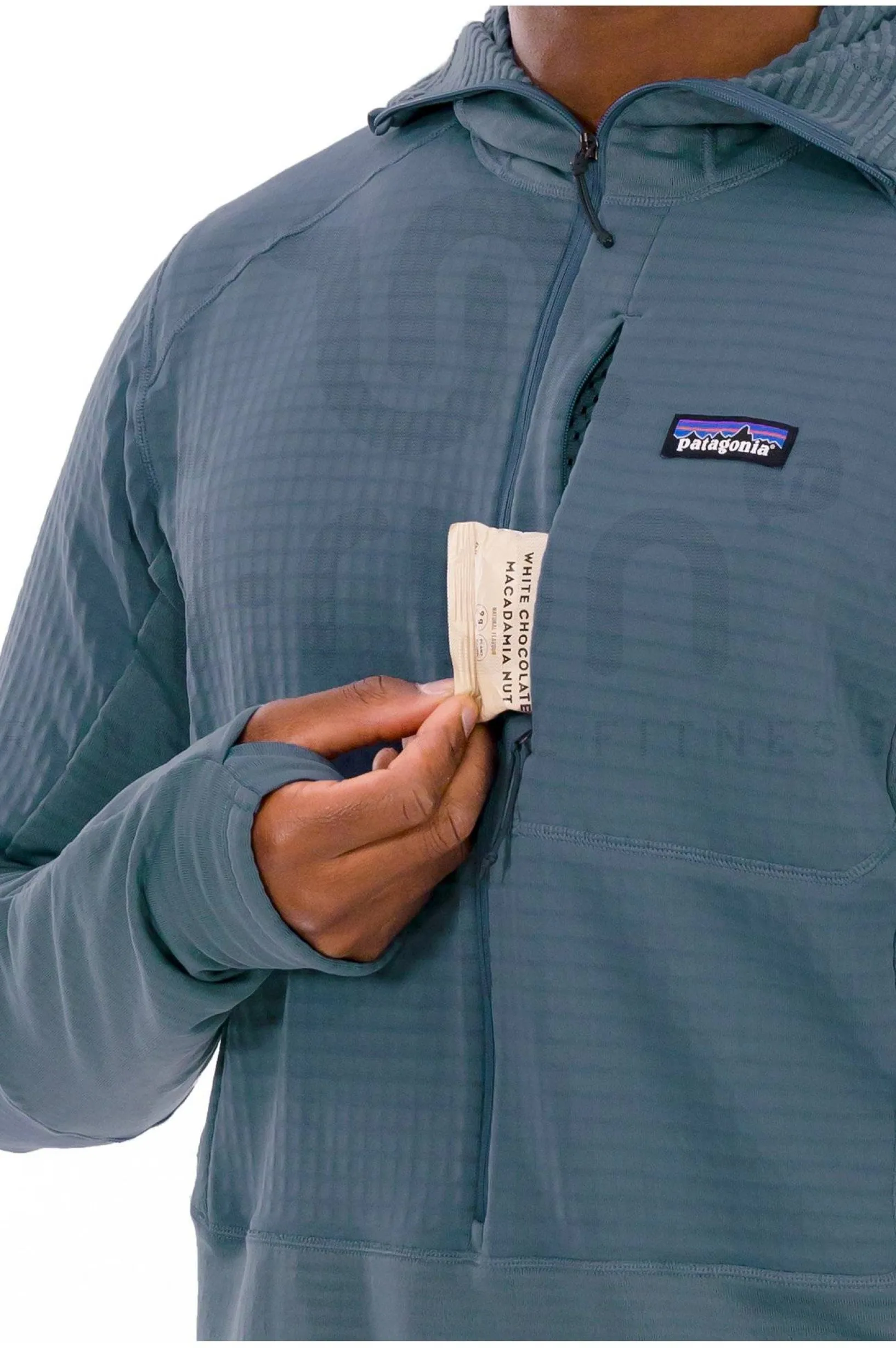 Homme Patagonia Manches Longues^R1 Fleece Hoody