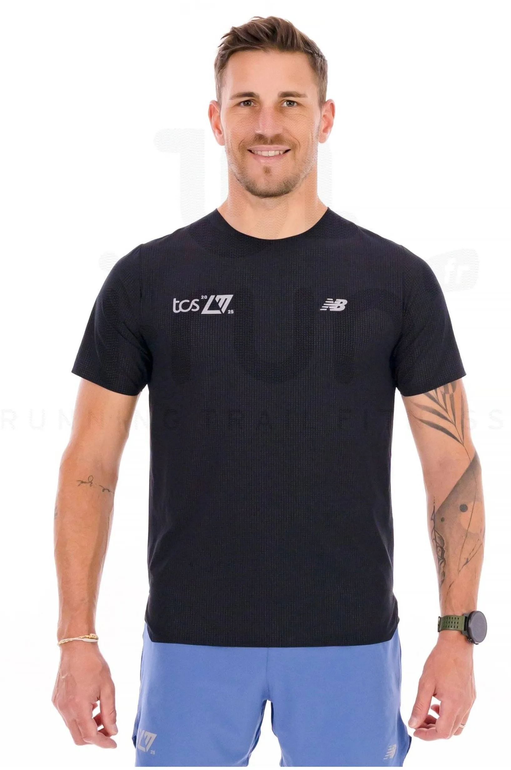 Homme New Balance Manches Courtes^Race Day Ultra Light