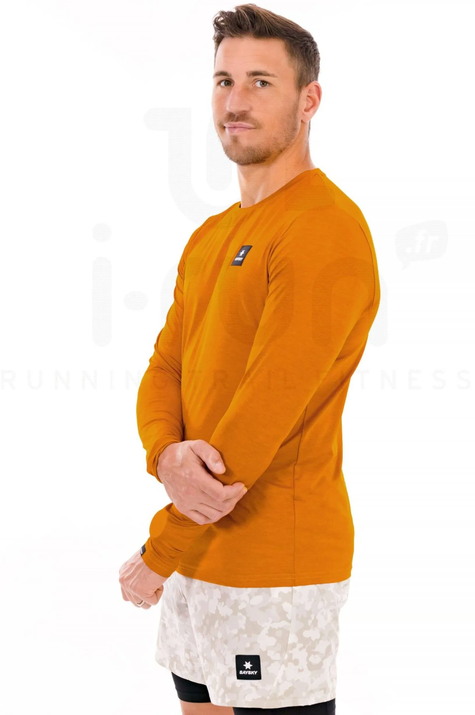 Homme Saysky Manches Longues^Reflective Logo Pace