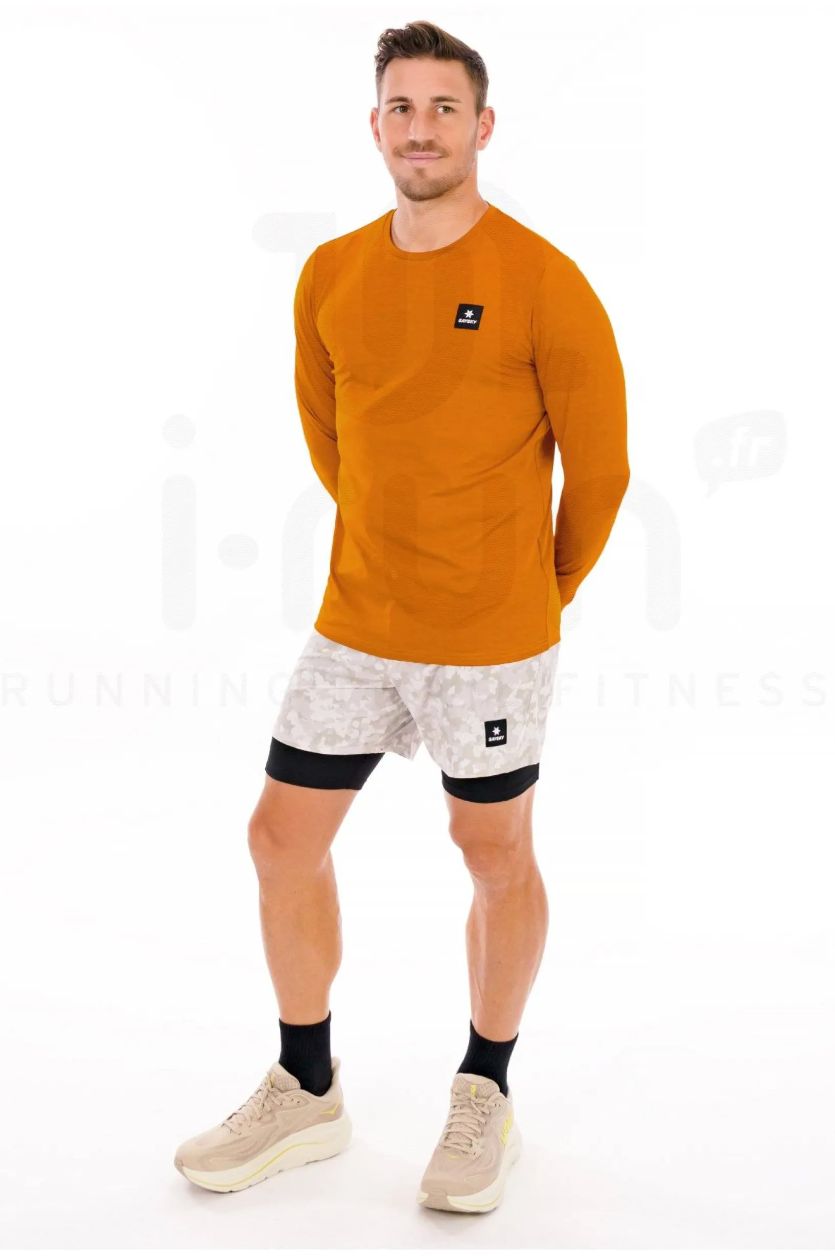 Homme Saysky Manches Longues^Reflective Logo Pace