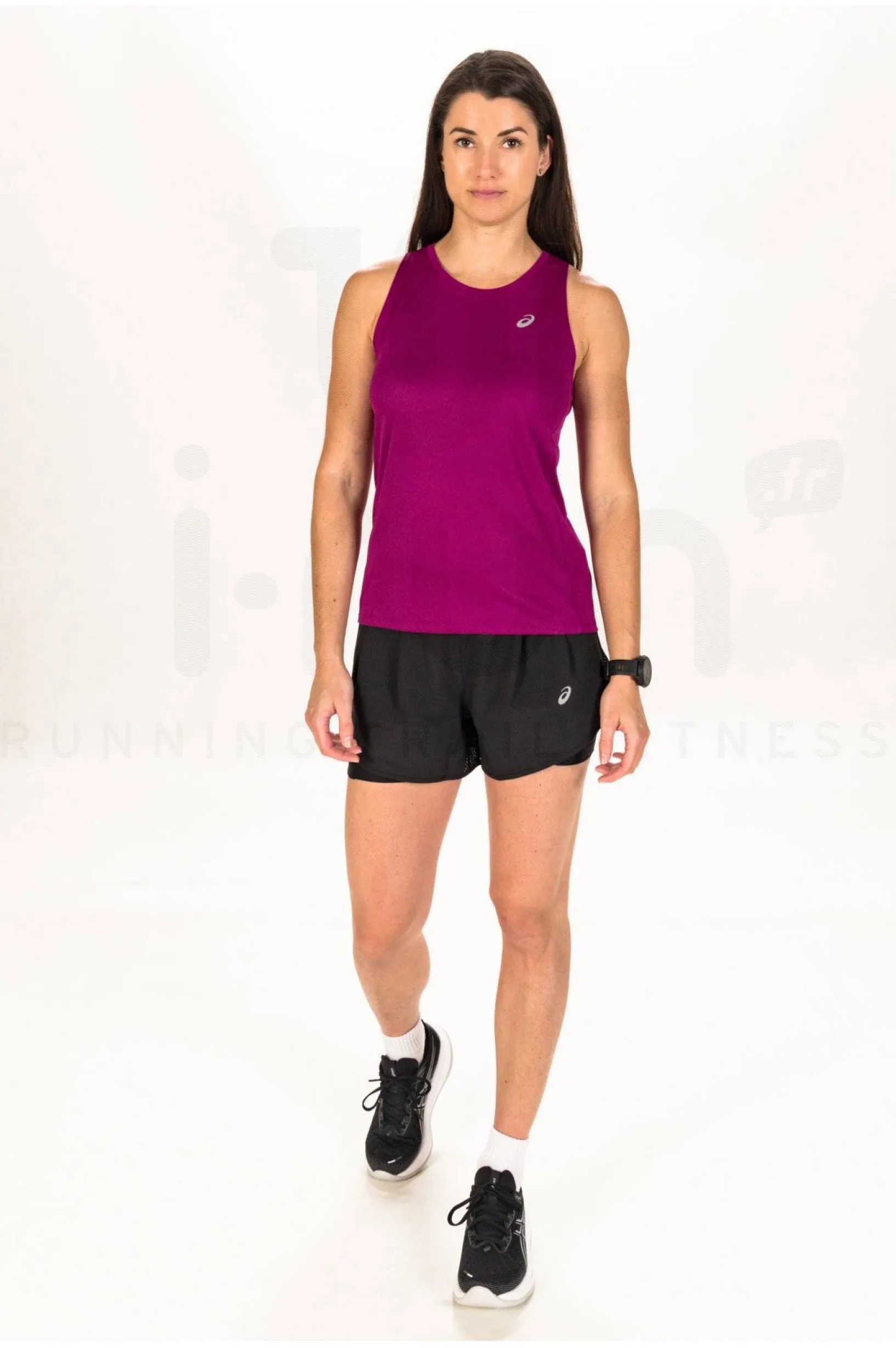 Femme Asics Shorts / Cuissards / Jupes^Road 2 en 1 femme