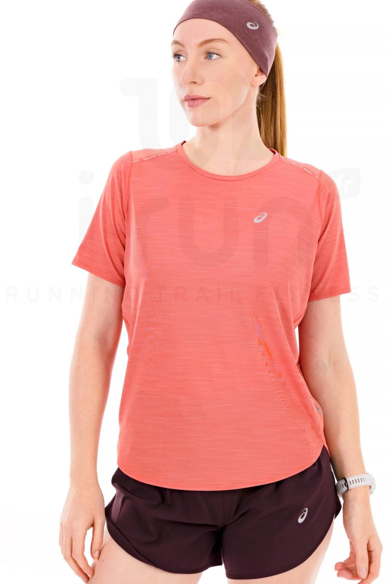 Femme Asics Manches Courtes^Road femme