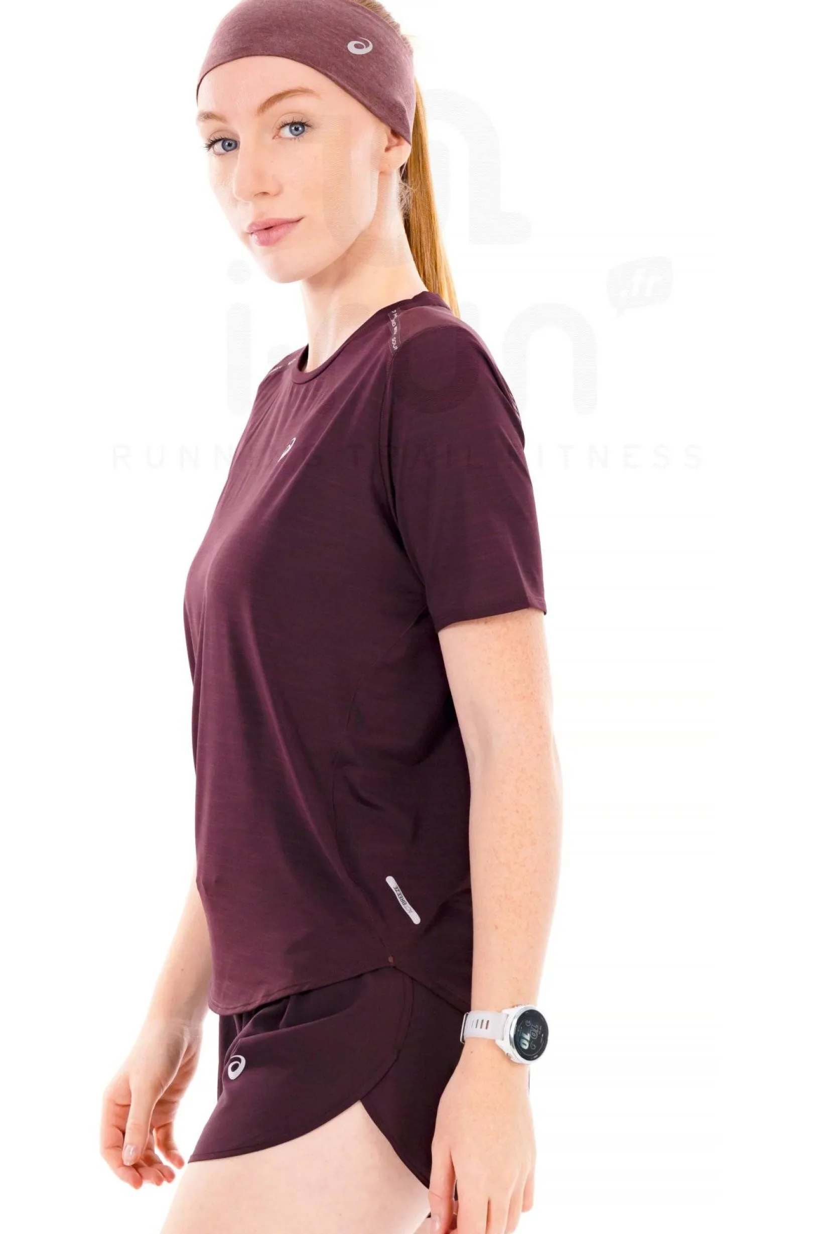 Femme Asics Manches Courtes^Road femme