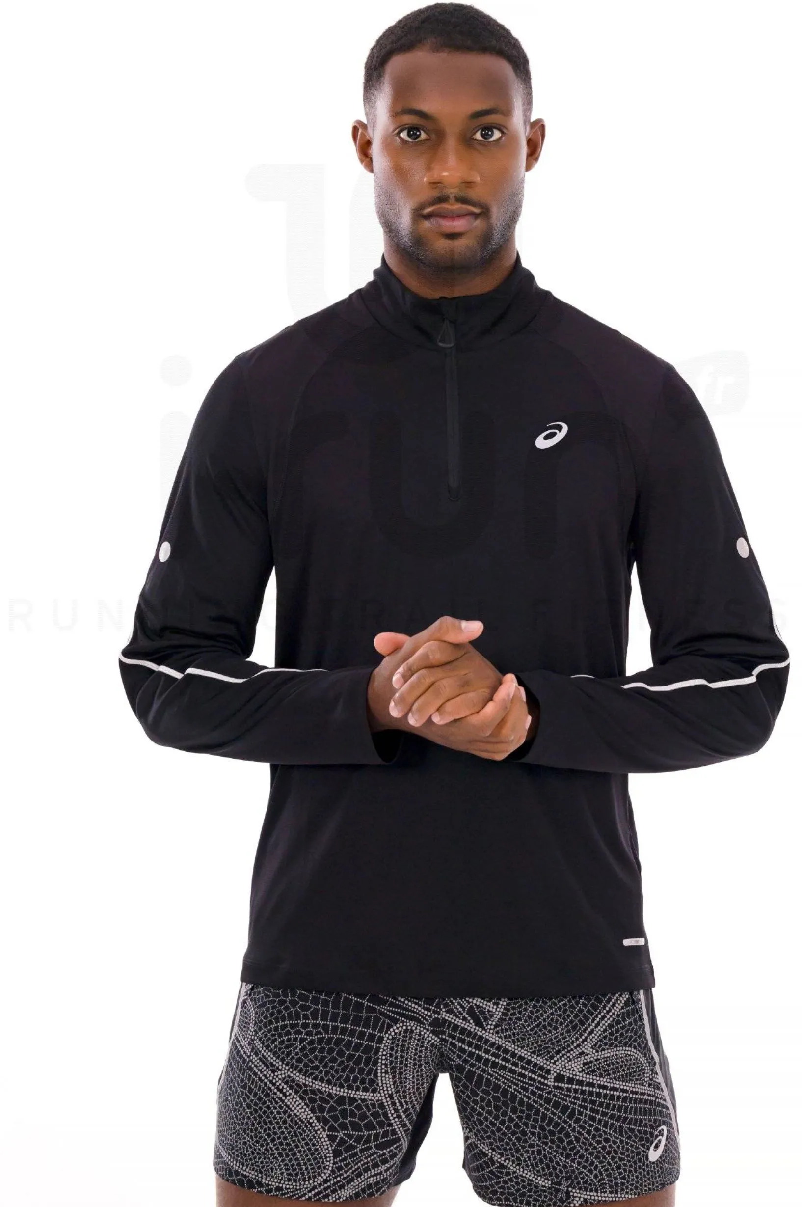Homme Asics Manches Longues^Road Lite-Show 1/2 Zip
