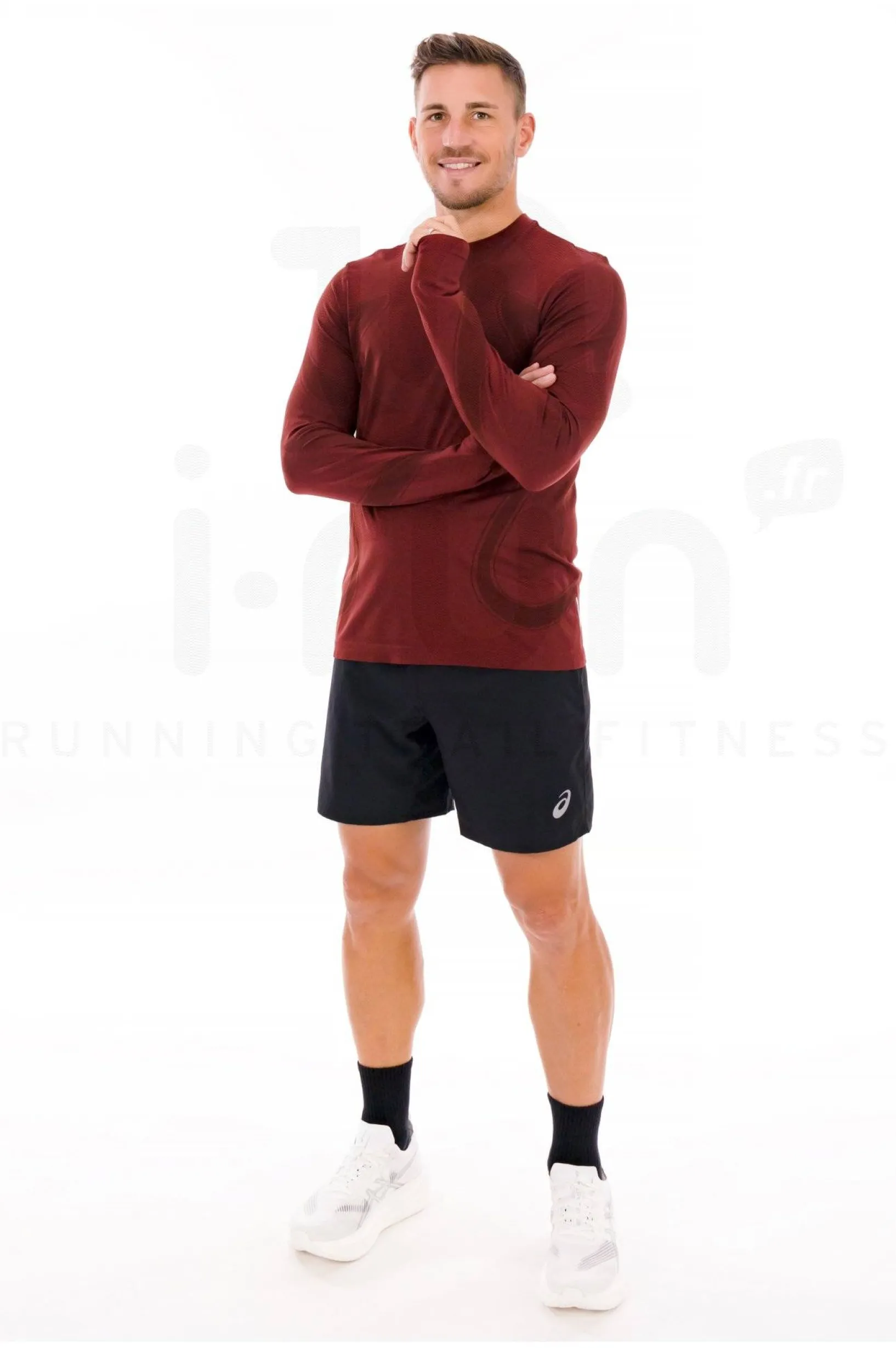 Homme Asics Manches Longues^Road Seamless