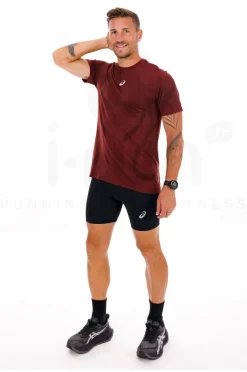 Homme Asics Manches Courtes^Road Seamless