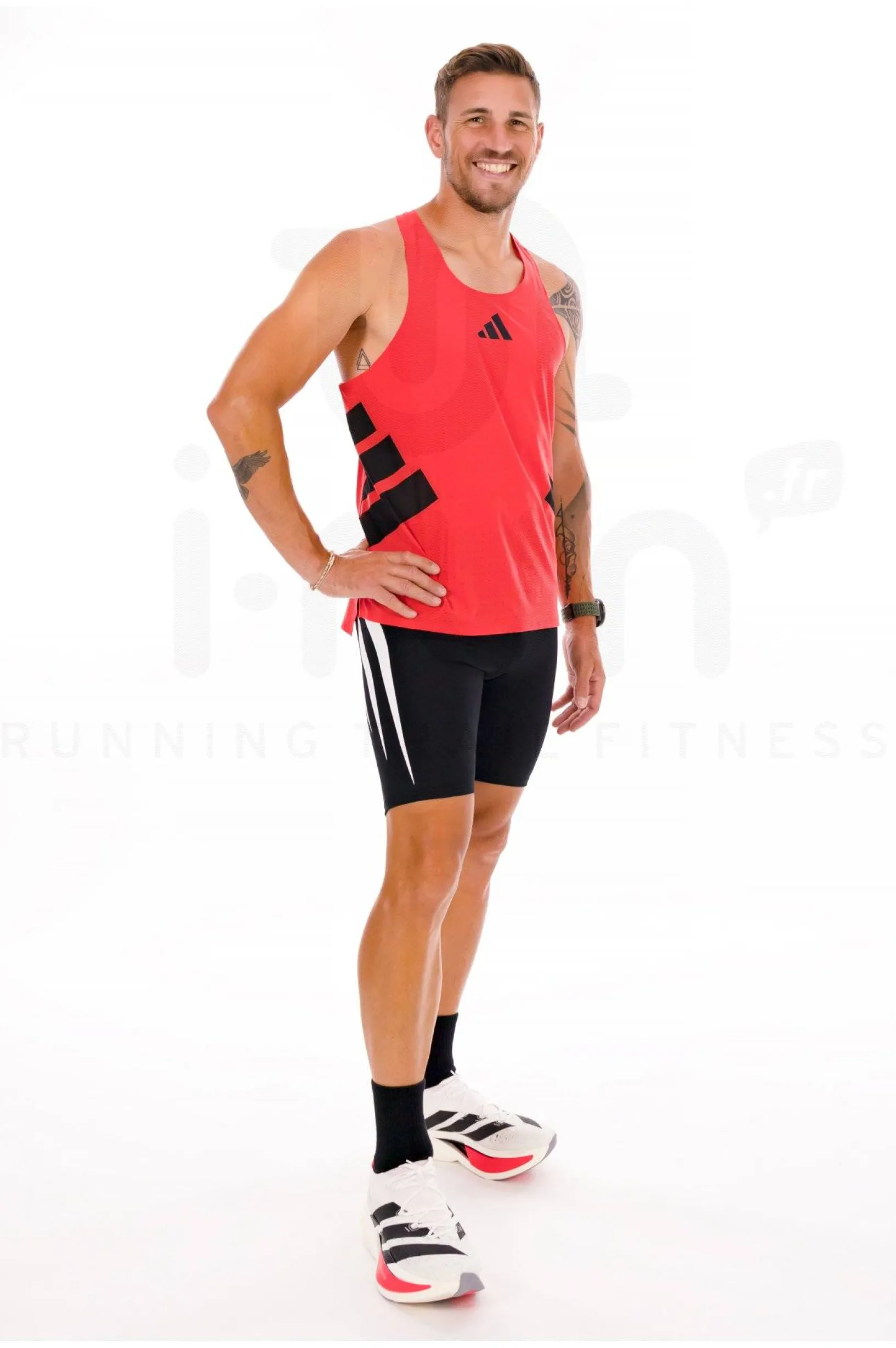 Homme adidas Débardeurs^Road To Records Adizero