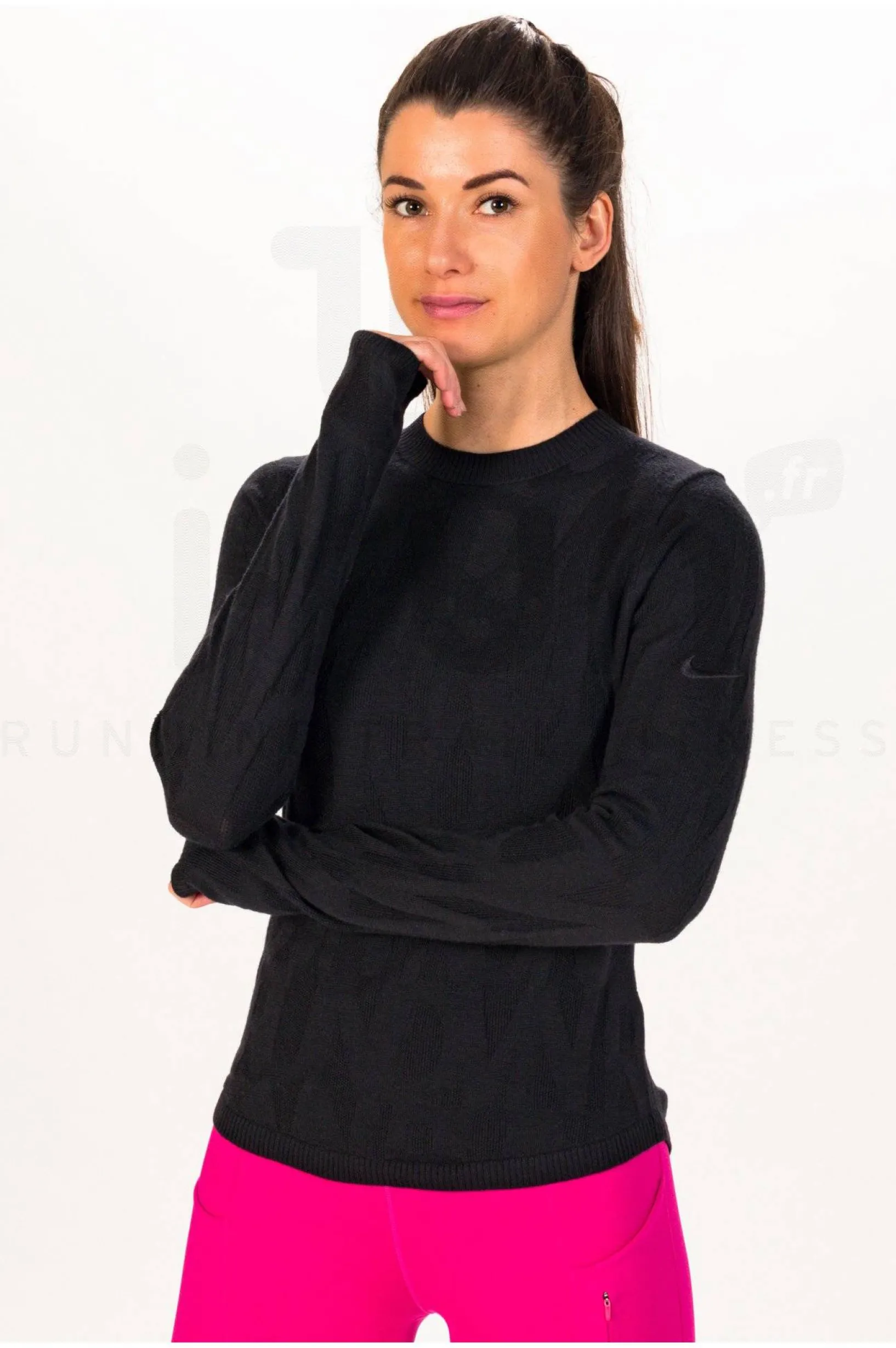 Femme Nike Manches Longues^Run Division Midlayer W femme