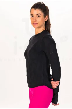 Femme Nike Manches Longues^Run Division Midlayer W femme