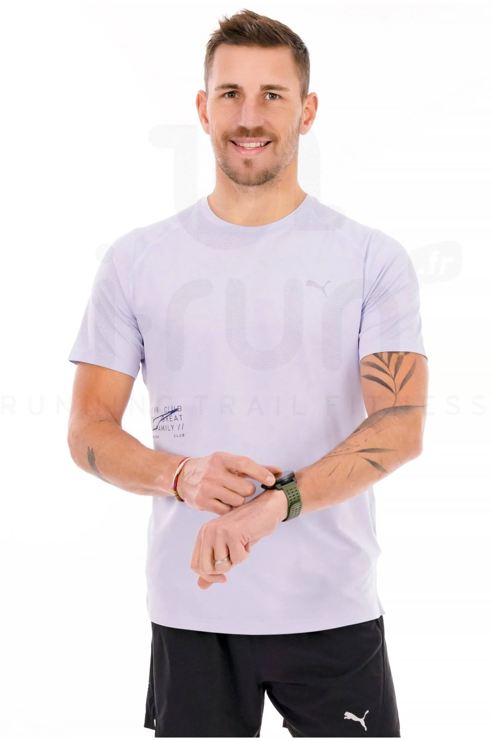 Homme Puma Manches Courtes^Run Graphic