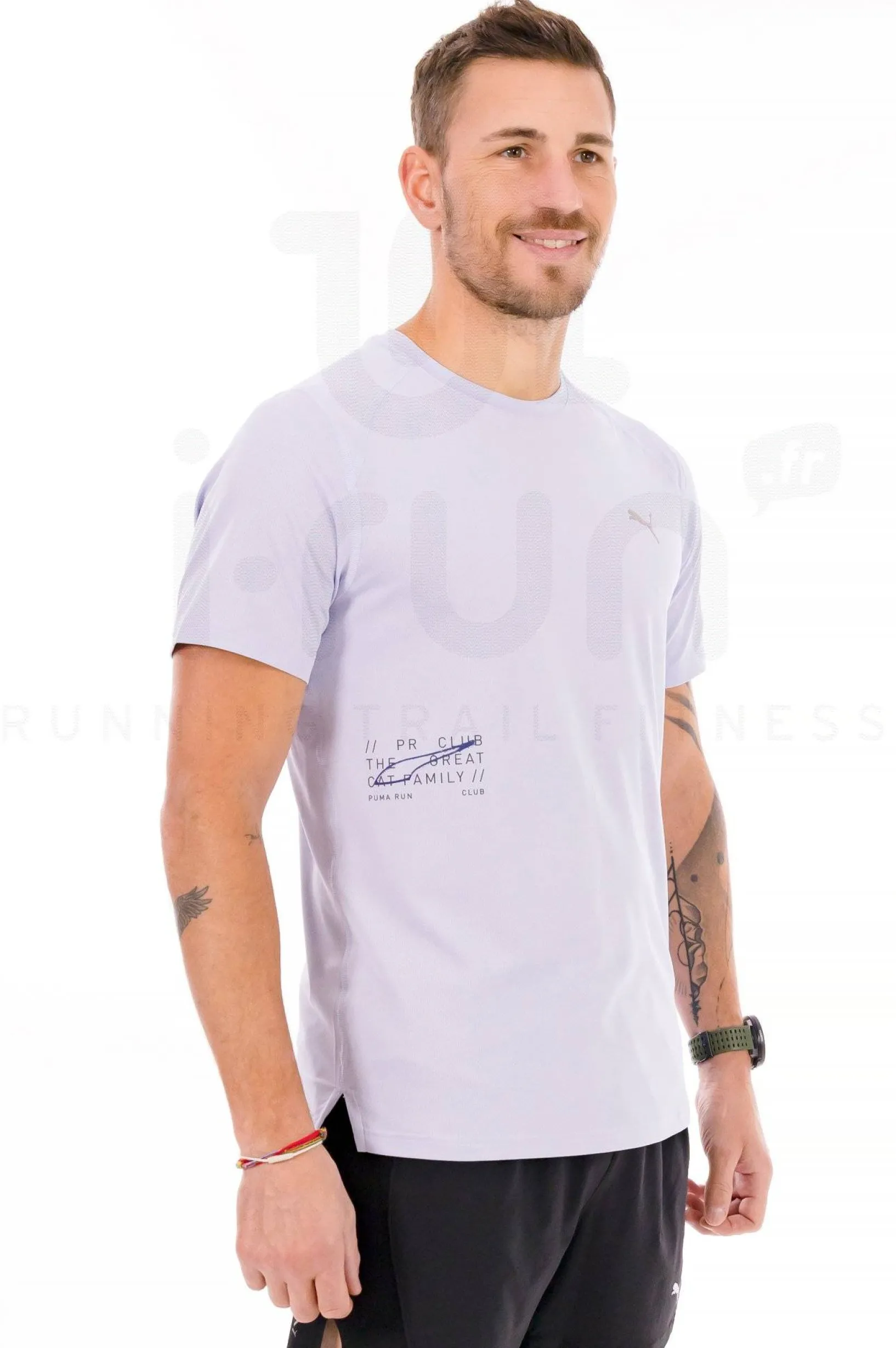Homme Puma Manches Courtes^Run Graphic