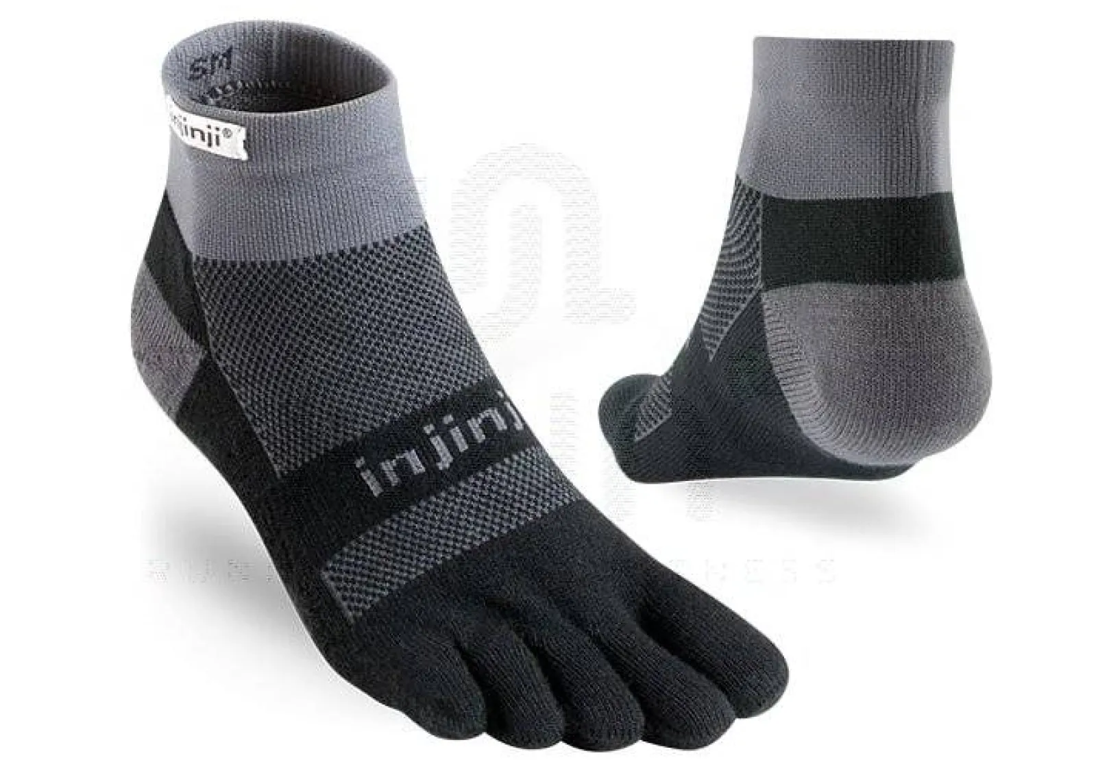 Injinji Chaussettes^Run Midweight Mini-Crew Coolmax