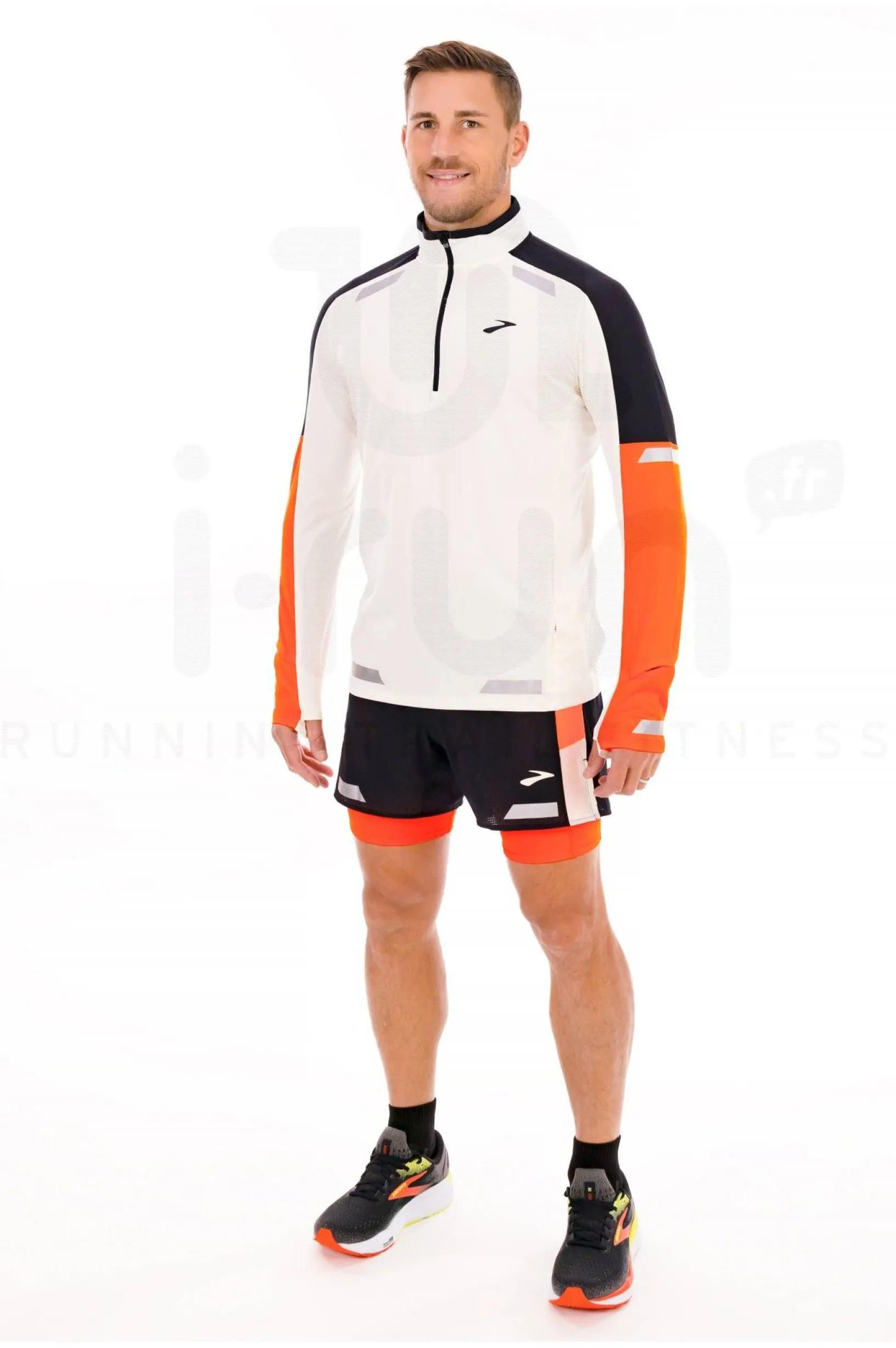 Homme Brooks Manches Longues^Run Visible 2.0