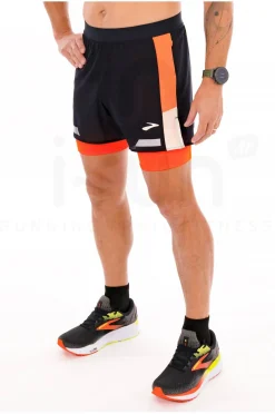 Homme Brooks Shorts / Cuissards^Run Visible 2 en 1 2.0
