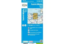 Carte IGN Cartes^Saint-Malo 1116ET
